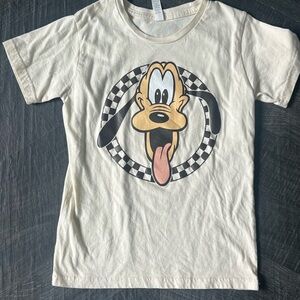 Kids White Graphic T-Shirt